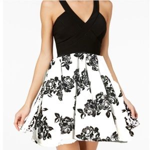 Crystal Doll Black & White dress